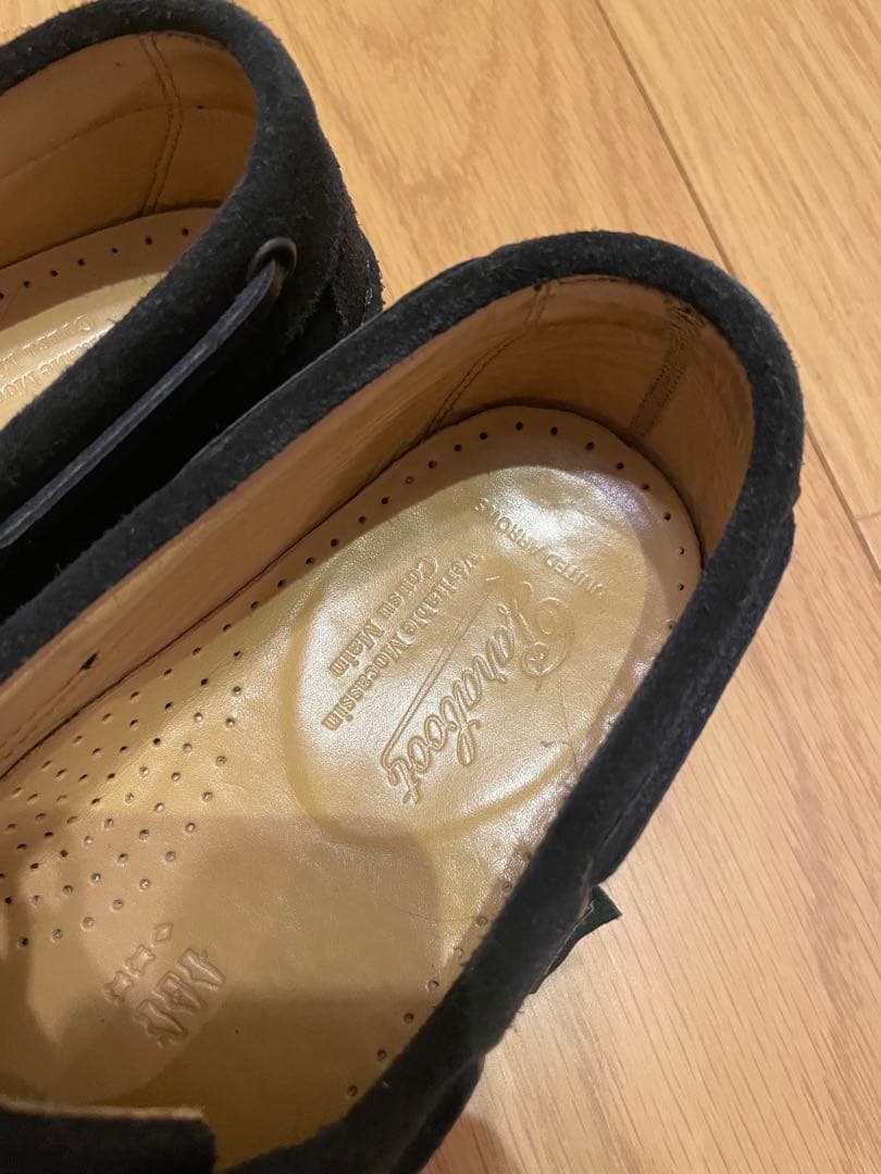 パラブーツ　malo レイド　ブラックスエード　UK7.5