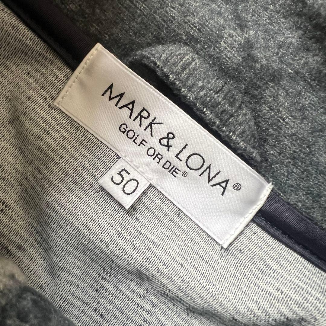 MARK＆LONA マークアンドロナ　フリース　ジャケット　総柄　ゴルフ　メンズ
