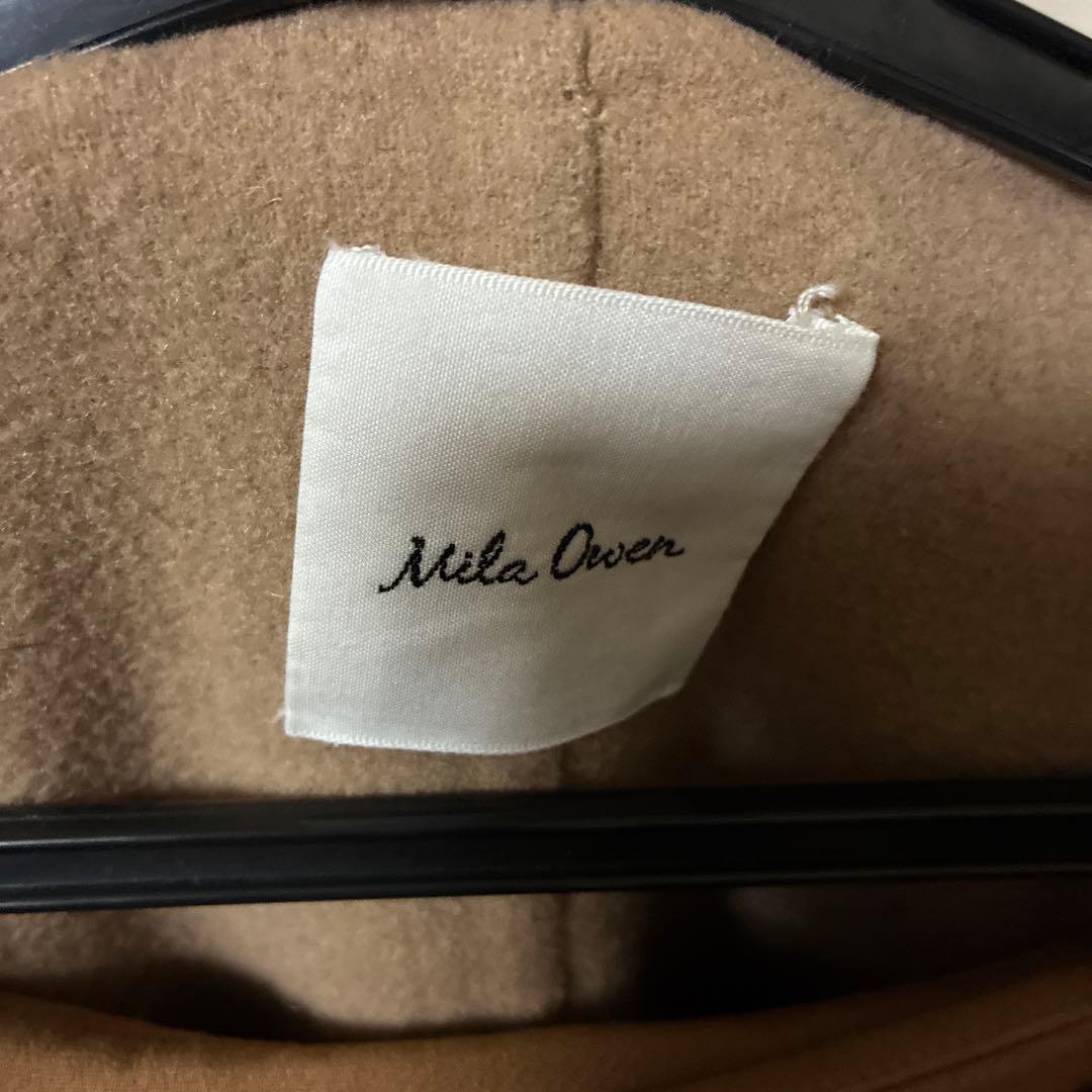 Mila Owen 2wayファーポケットリバーコート キャメル