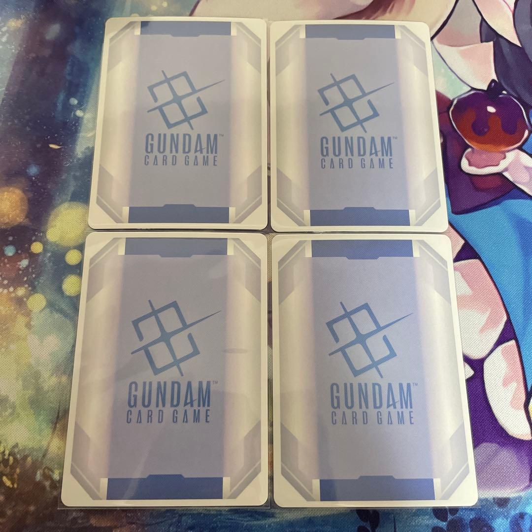 ガンダムカードゲーム　ユニコーンガンダム（デストロイモード）4枚セット