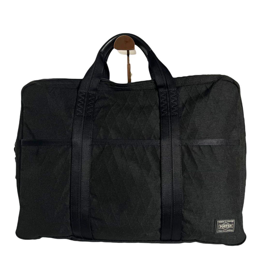 美品　ポーター　2way　A4可　2層　ハイブリッド　ビジネスバッグ　斜め掛　黒