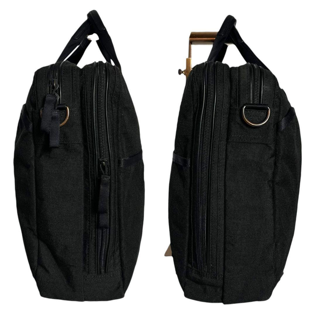 美品　ポーター　2way　A4可　2層　ハイブリッド　ビジネスバッグ　斜め掛　黒