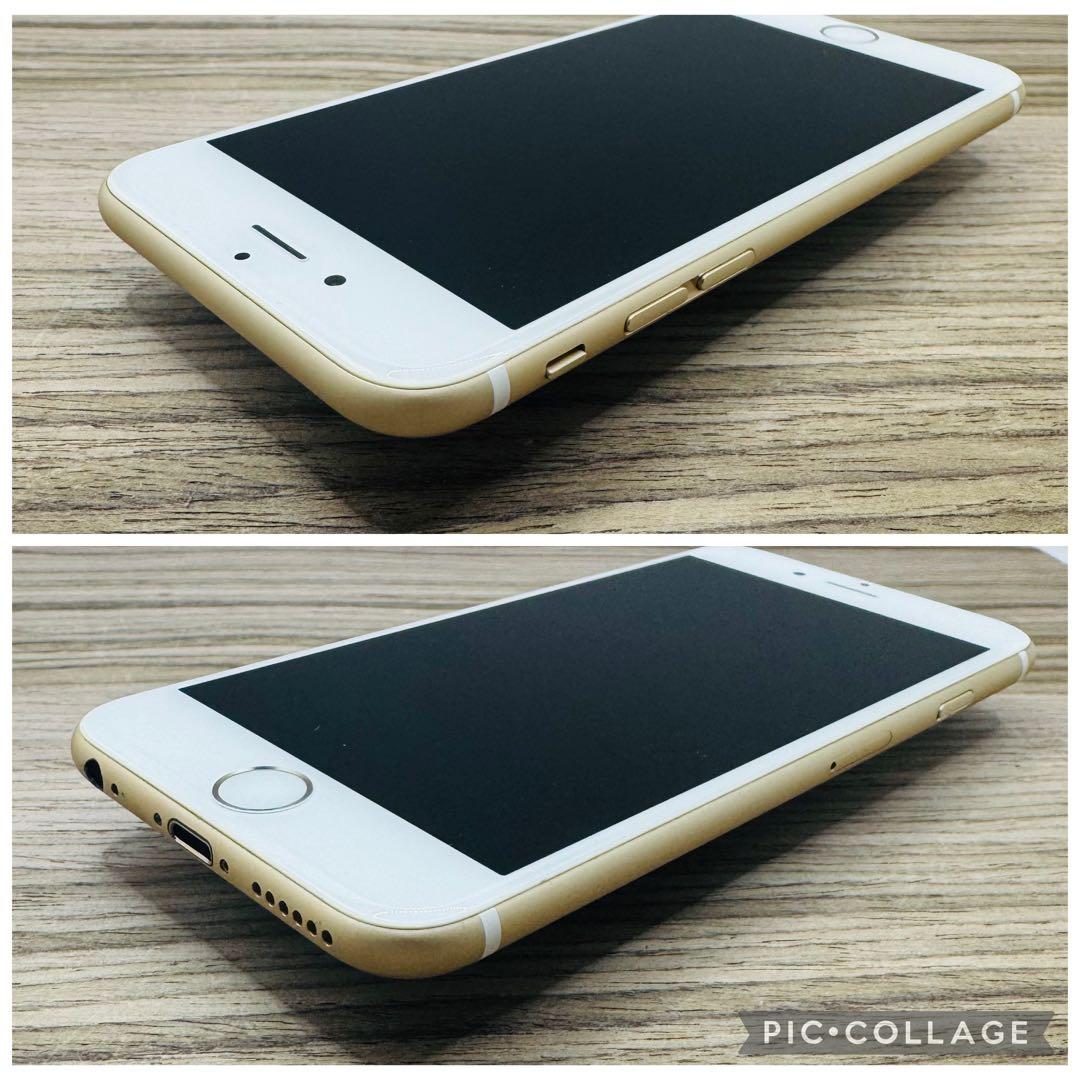 【美品】iPhone6s ゴールド 128GB SIMフリー【新品バッテリー】