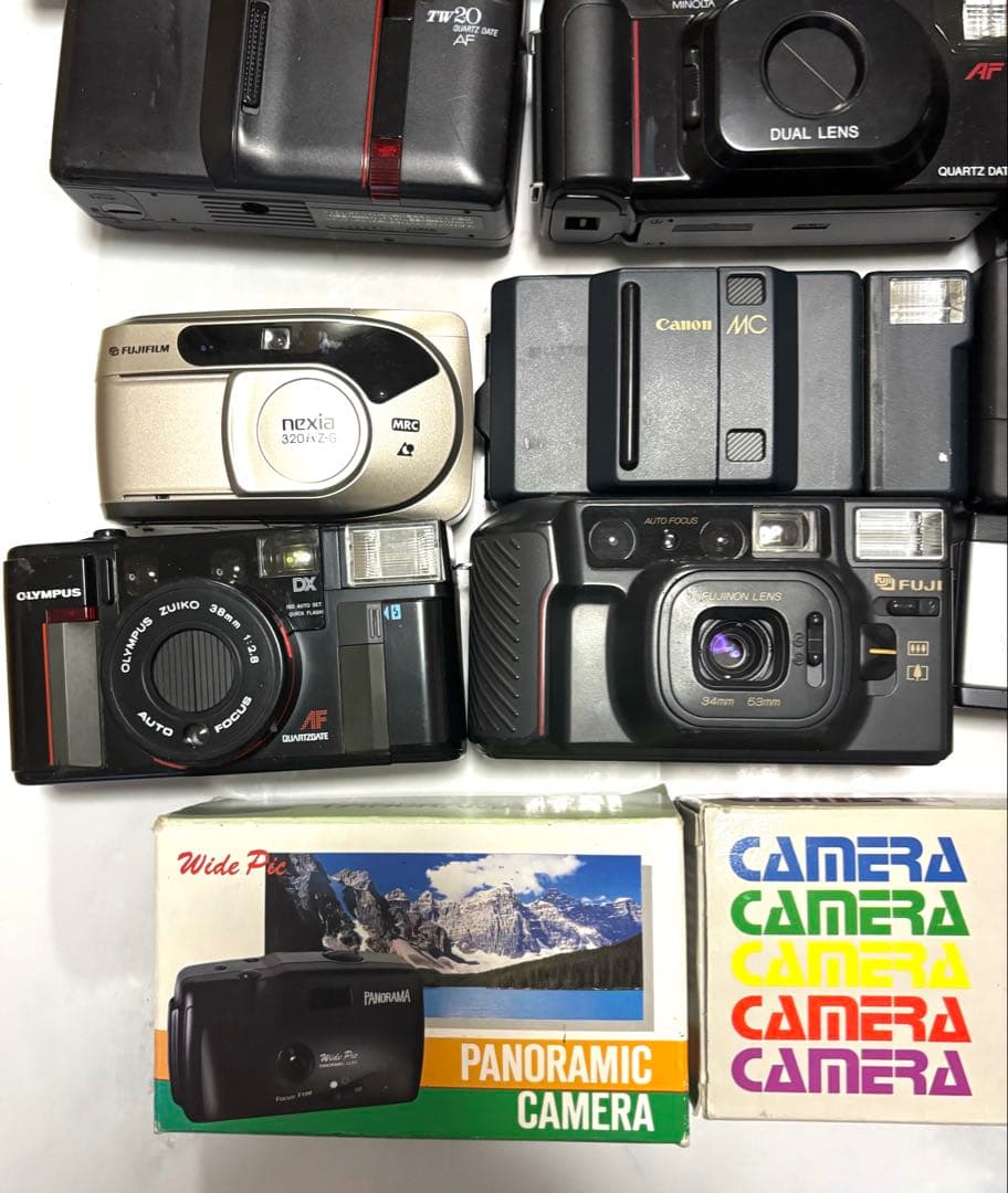 コンパクト135mmフィルムカメラ35台まとめセット（ジャンク品）