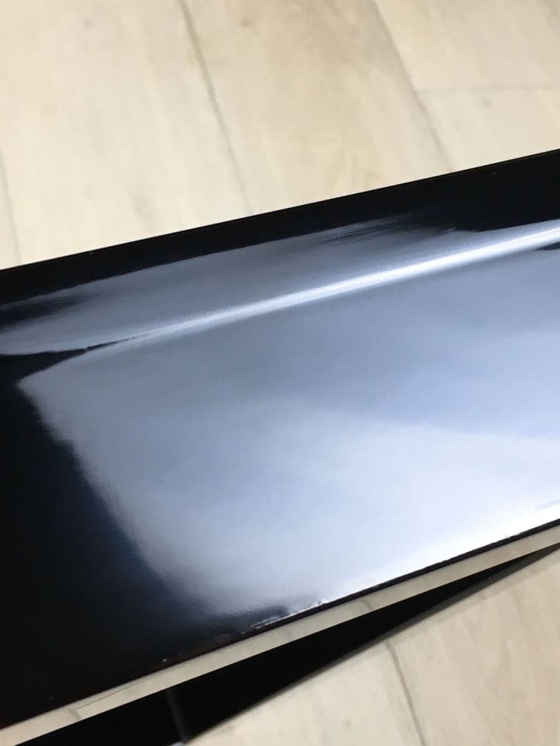 S298輪島塗炉縁 幸悦 共箱 茶道具