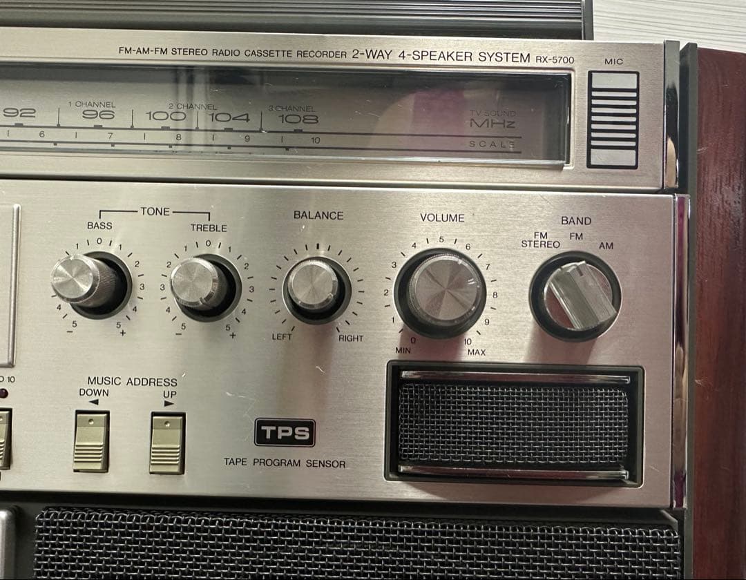 美品未使用近い！NationalナショナルRX-5700ラジカセメンテナンス済み
