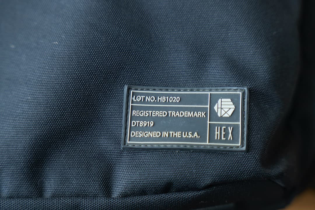 Hex ヘックス カメラバック バックパック　リュック 21L