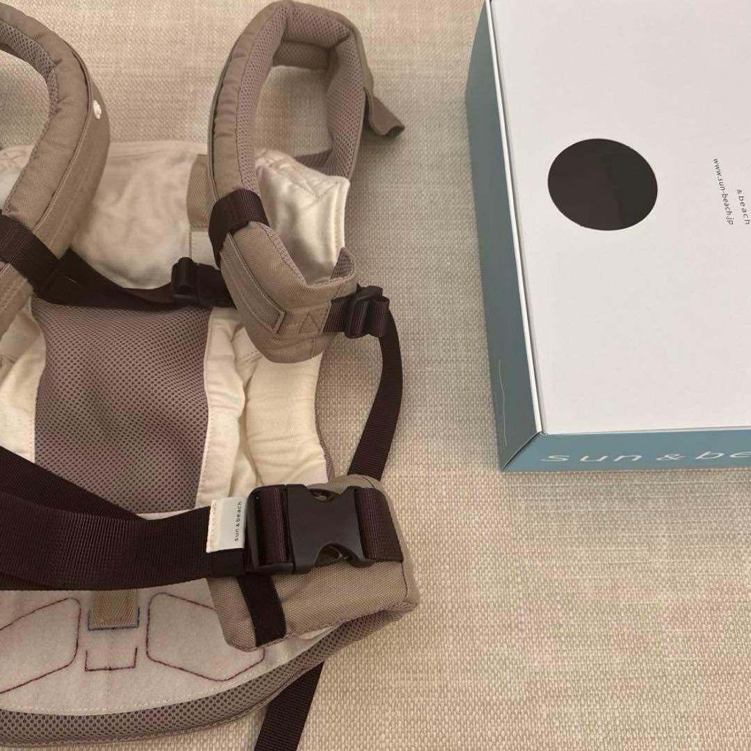 sun&beach ベージュ メッシュ 抱っこ紐