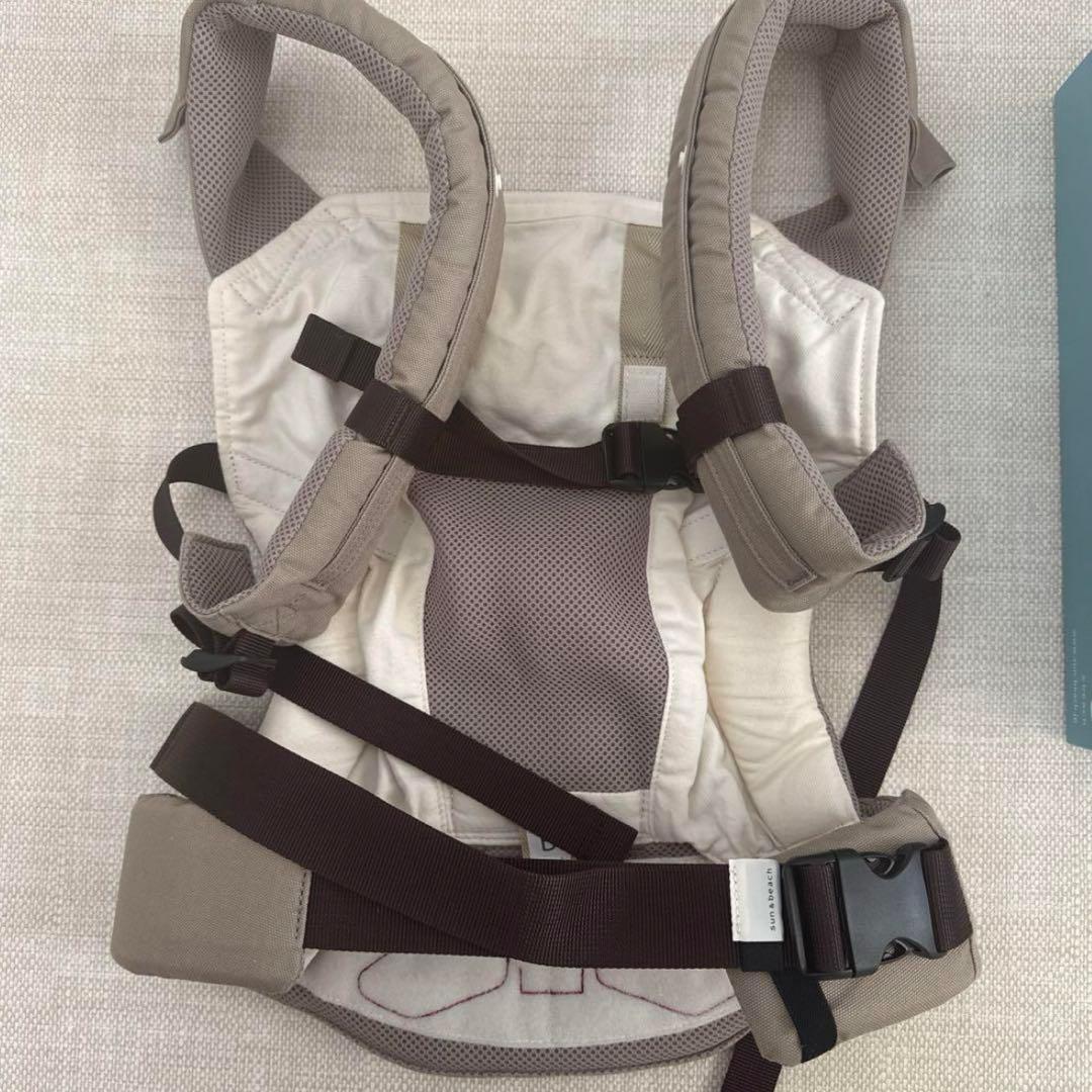 sun&beach ベージュ メッシュ 抱っこ紐