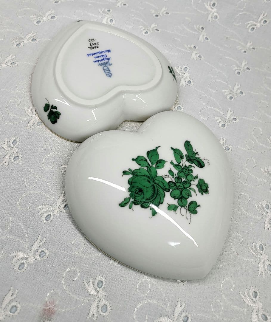 未使用近✨希少✨アウガルテン マリア テレジア 小物入れ　ボンボニエール ハート