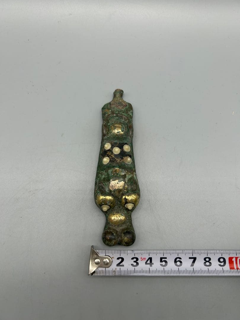 【骨董品】古代中国　青銅製人型彫刻