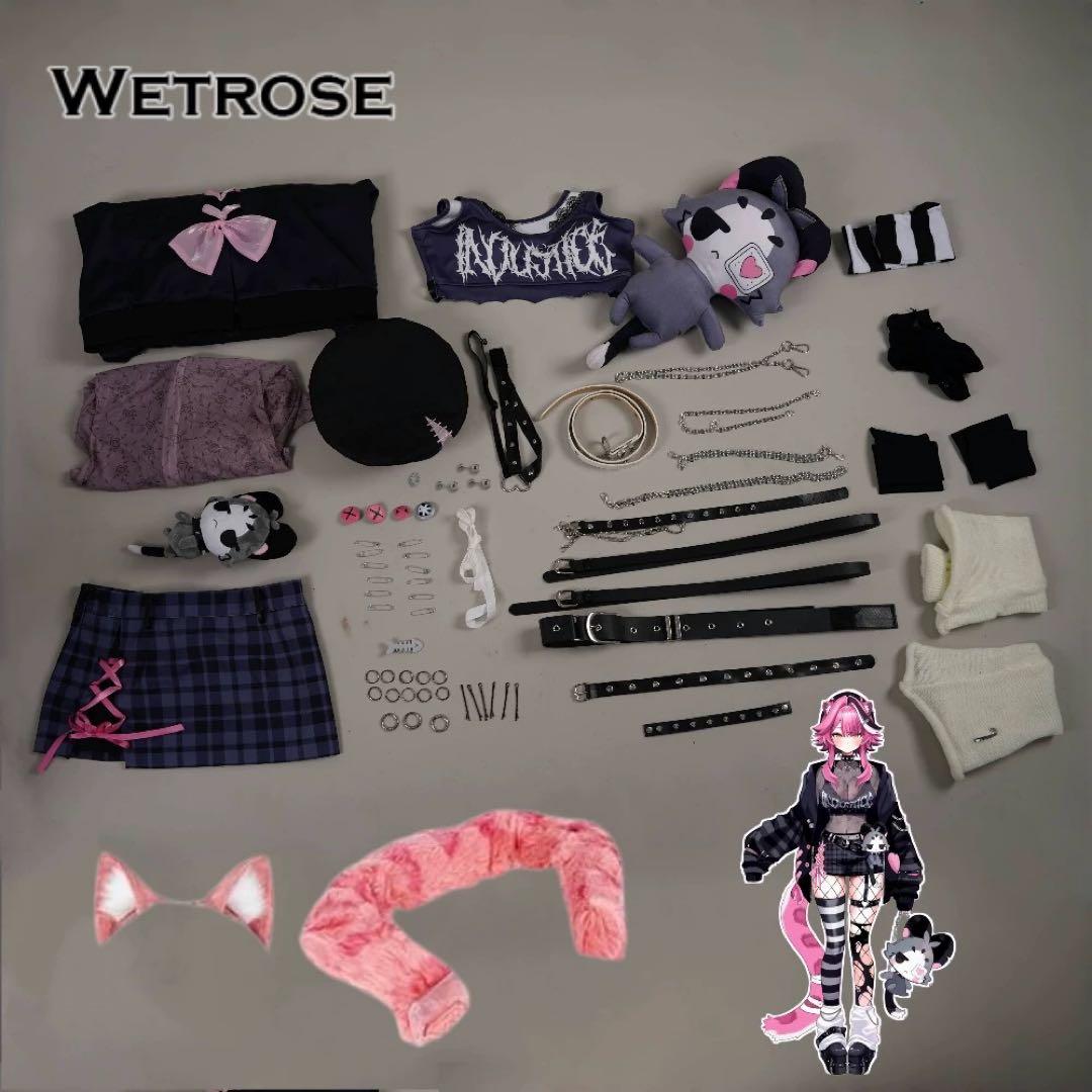 ホロライブ　コスプレ　ウイッグ付　ラオラパンテーラ　ゴシック