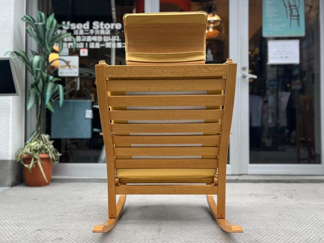 現行モデル☆CONDEHOUSE／カンディーハウス／ソリ／ロッキングチェア／本革