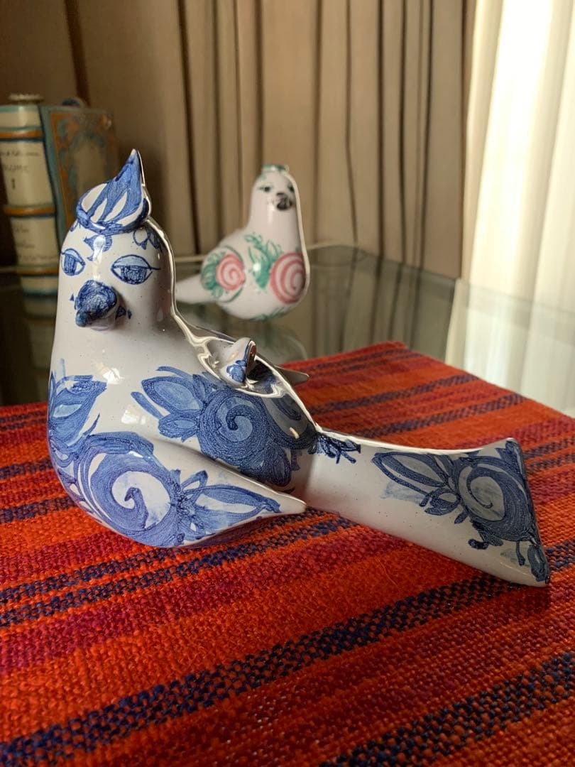 ビヨンヴィンブラッド　激レアビンテージスタジオ手書きオーナメントバード2羽セット