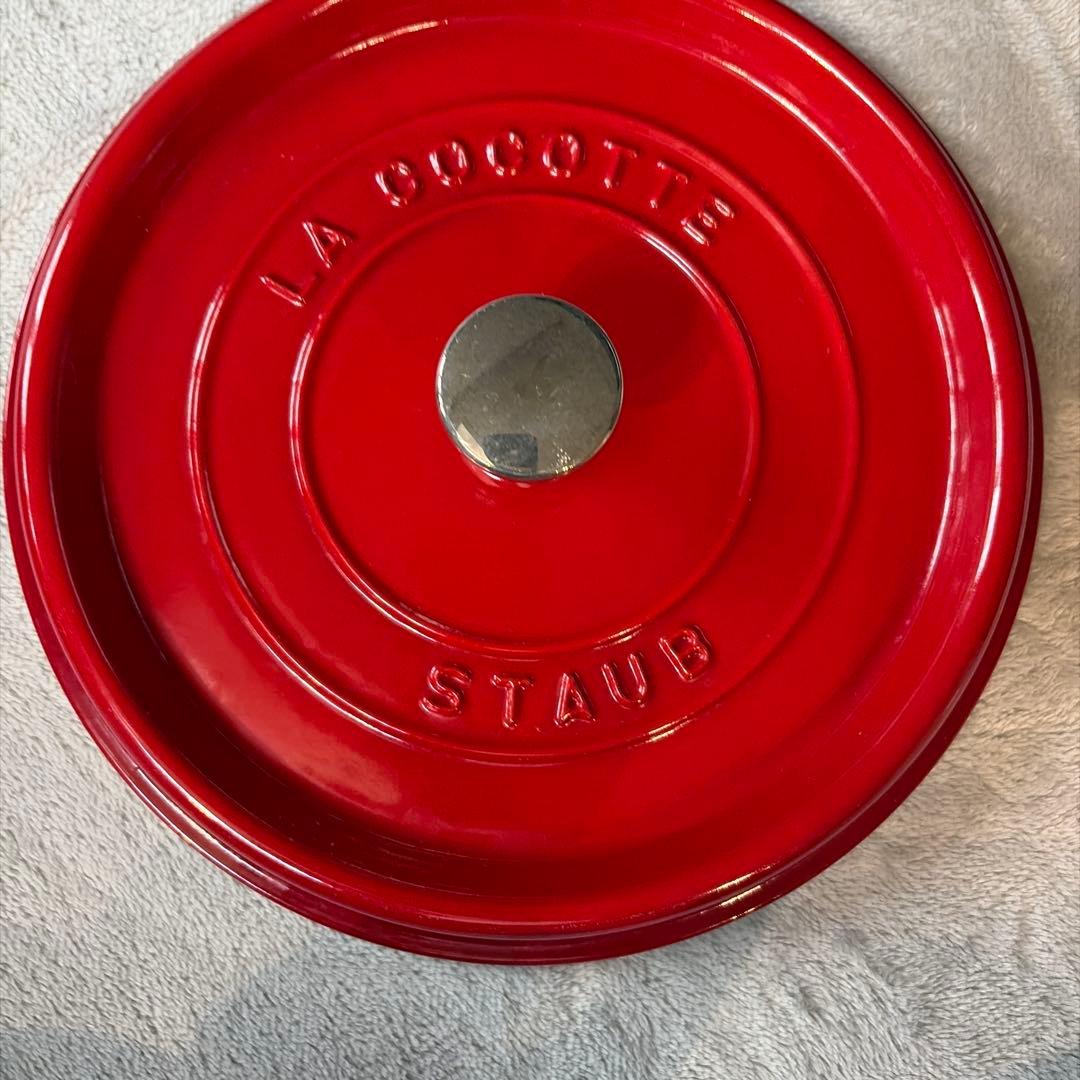 【年末セール本日のみ値下げ】STAUB LA COCOTTE 24cm 赤