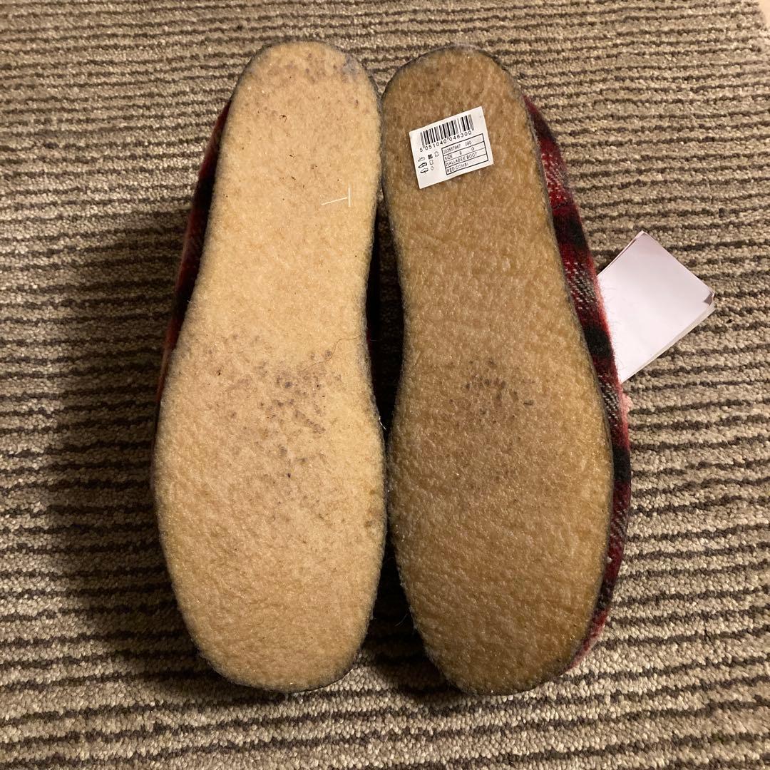 新品　クラークス　ワラビー　9 WOOLRICHFABRIC