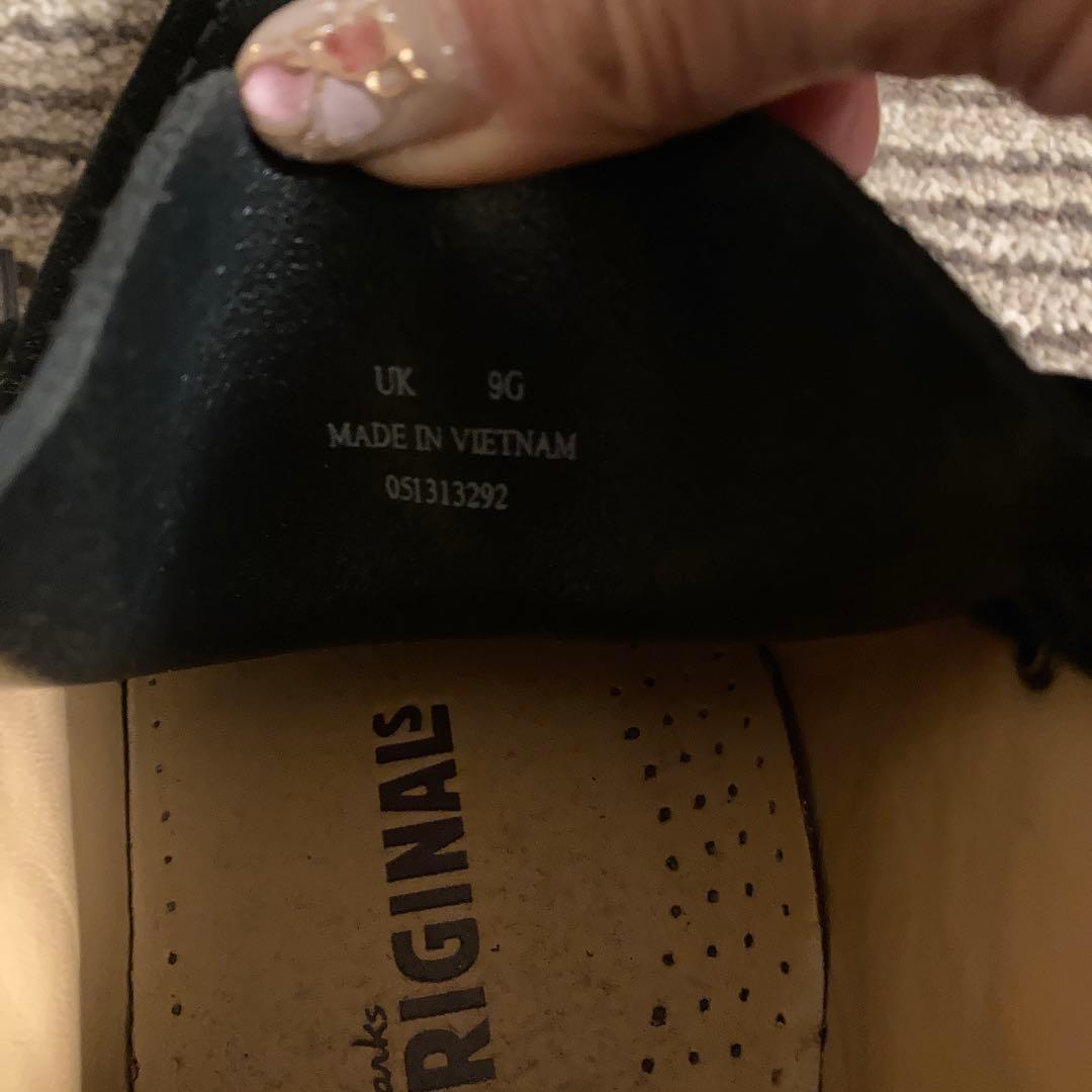 新品　クラークス　ワラビー　9 WOOLRICHFABRIC