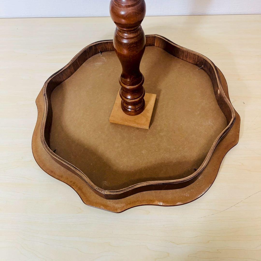 象嵌 コーヒーテーブル 丸テーブル サイドテーブル アンティーク