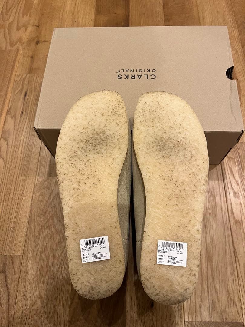 クラークス　ワラビー　ベージュ　26cm 新品