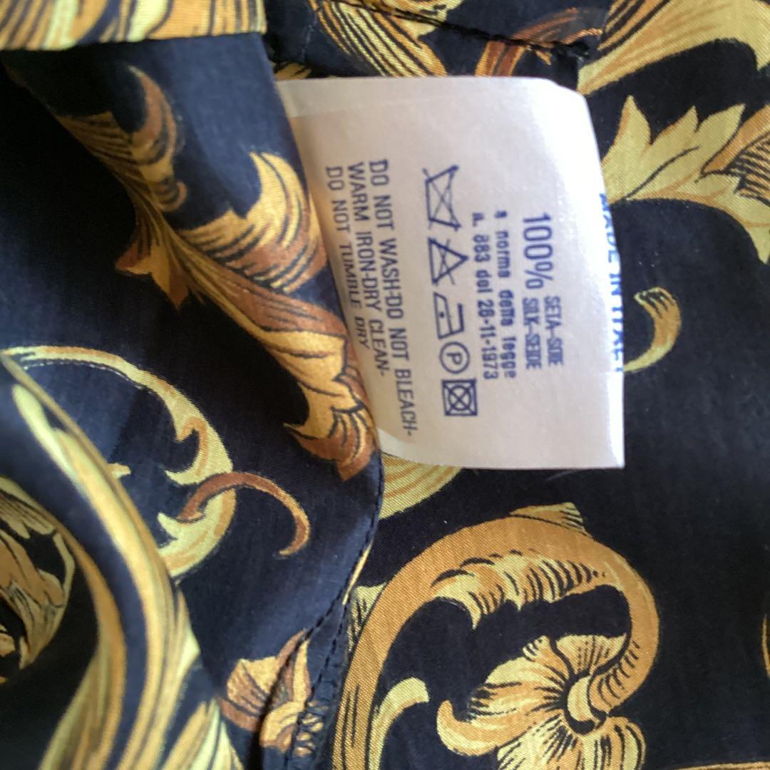 P VERSACE JEANS COUTURE シルク　シャツ