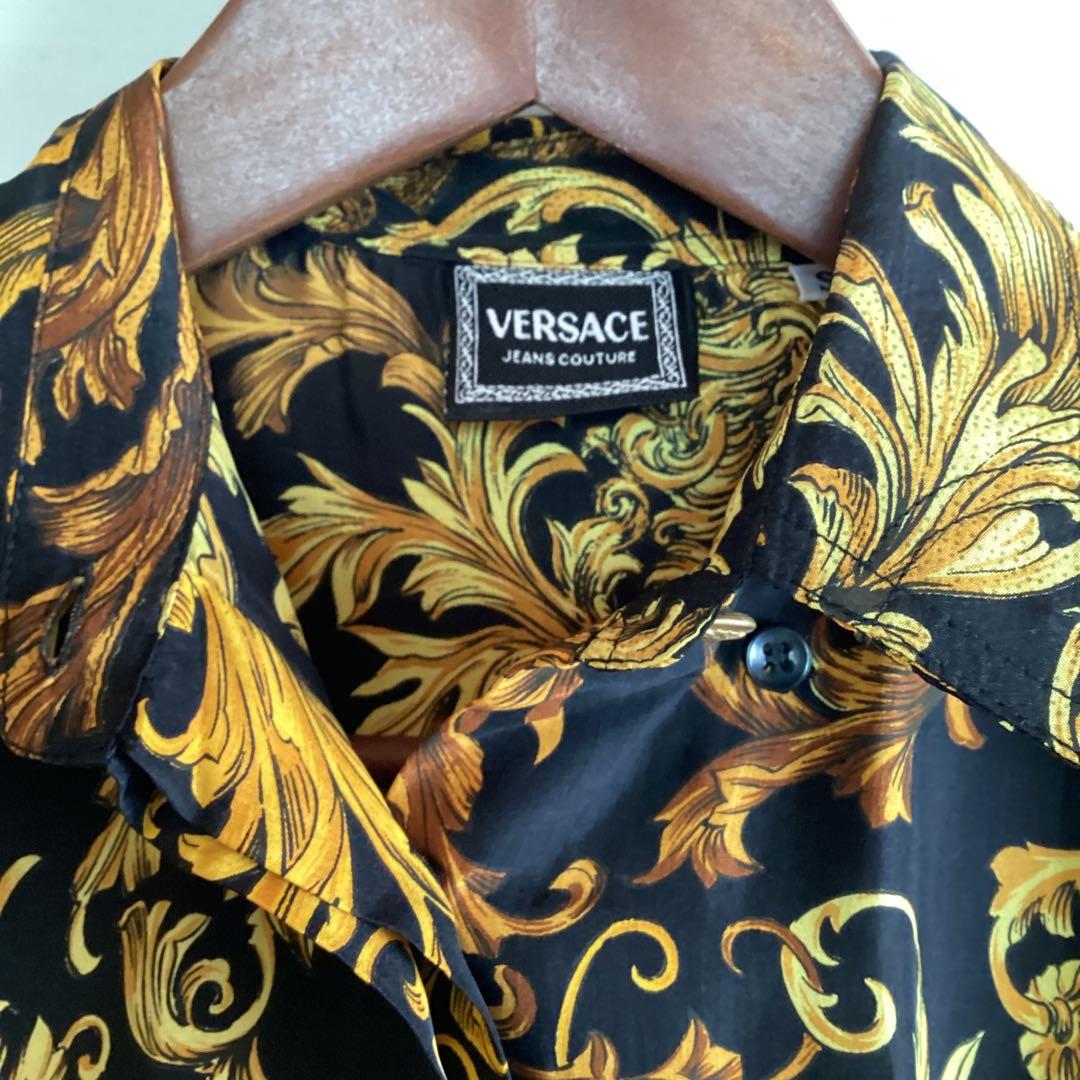 P VERSACE JEANS COUTURE シルク　シャツ