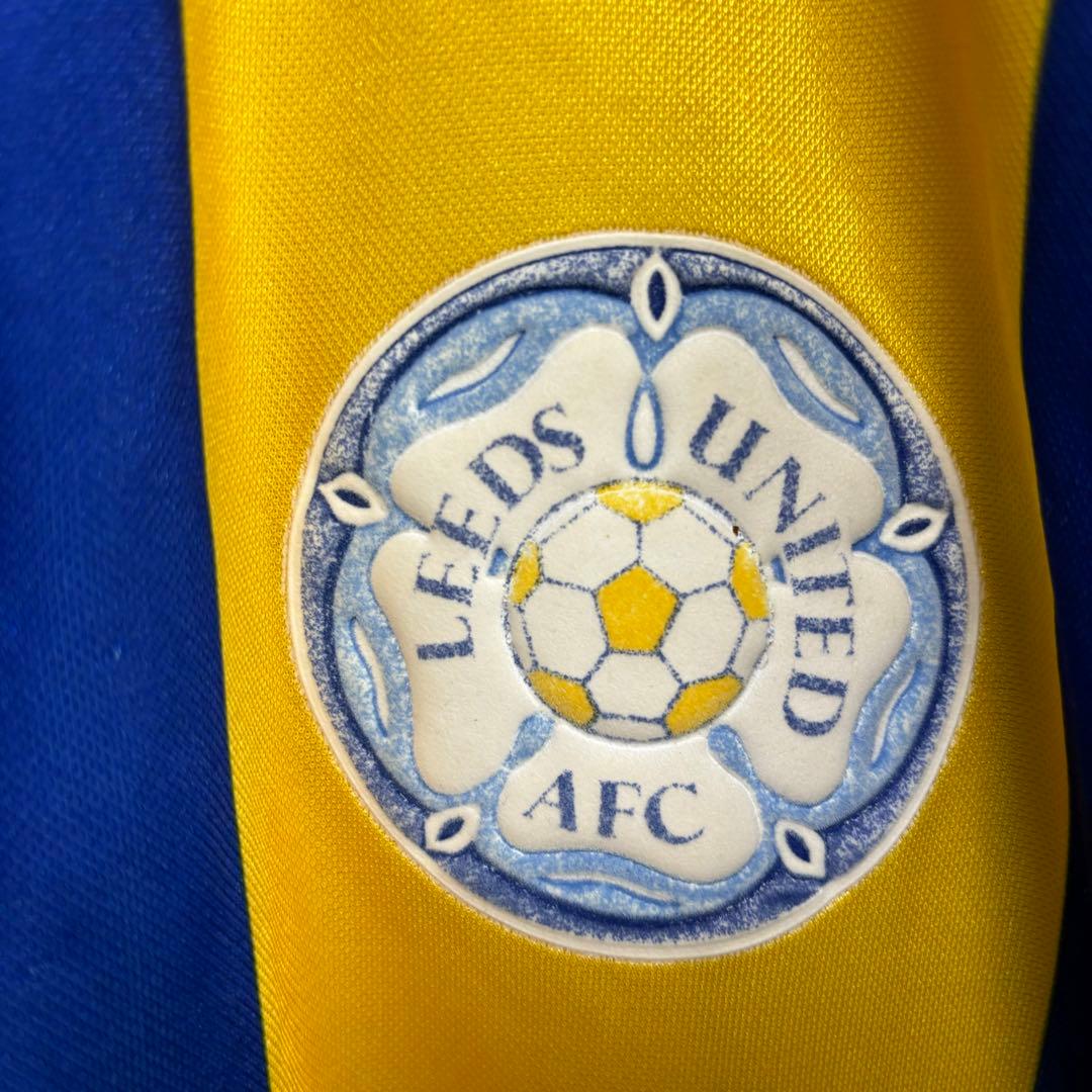 asics アシックス リーズユナイテッド ユニフォーム ゲームシャツ黄色 青