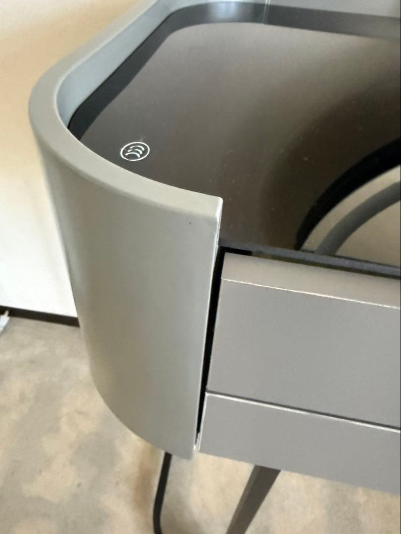 強化ガラス/オシャレドレッサー/LEDミラーは別売り