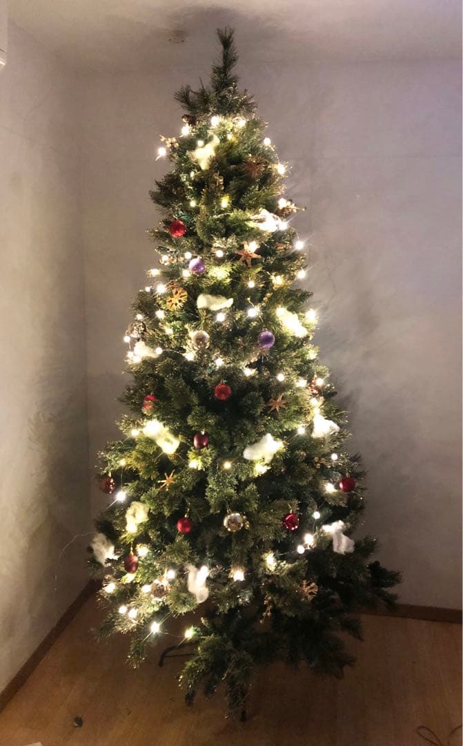 クリスマス ⑨ ツリー　オーナメント付き