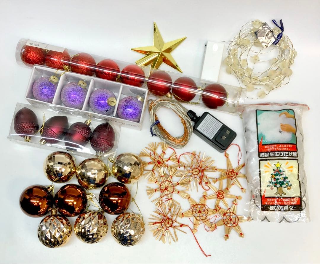 クリスマス ⑨ ツリー　オーナメント付き