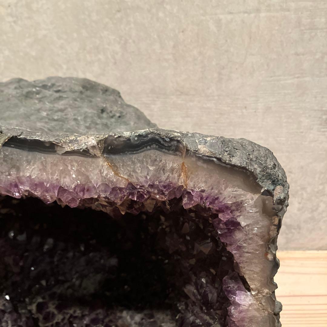 アメジストドーム　23kg 置物 オブジェ 運 風水 水晶 原石 置物 紫水晶