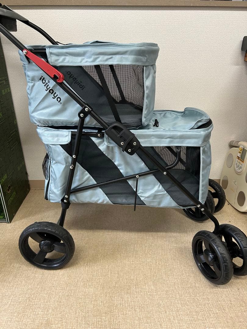 美品　ibiyaya 2段式　ペットカート