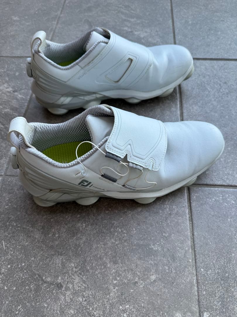 FootJoy 男性用ゴルフシューズ ホワイト27センチ