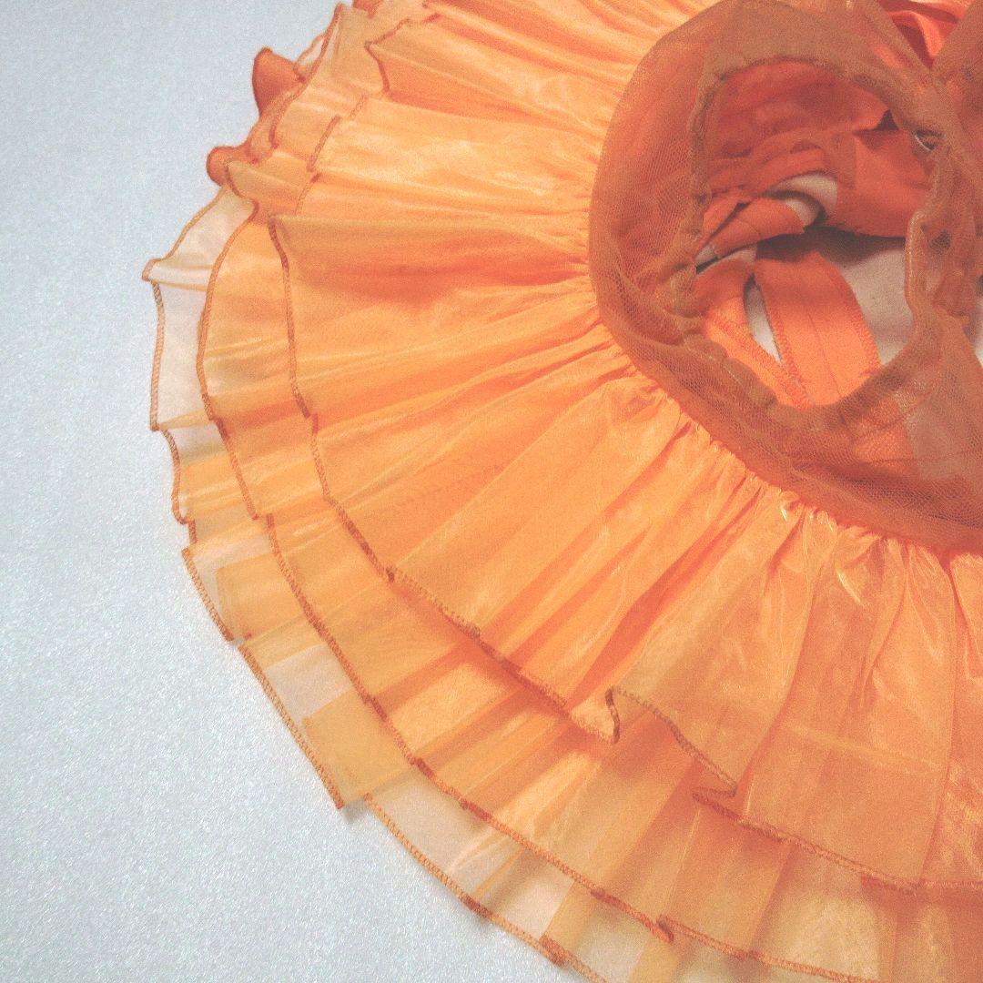 バレエ　5着まとめオレンジ ワンピース　緑の帽子付　小学校1年生