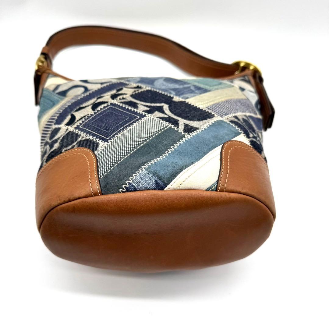 バッグ vintage coach Patchwork Shoulder Bag