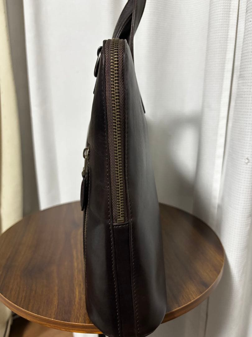 【極美品】マザーハウス ビジネスバッグ ブリーフケース ヴィンテージ レザー