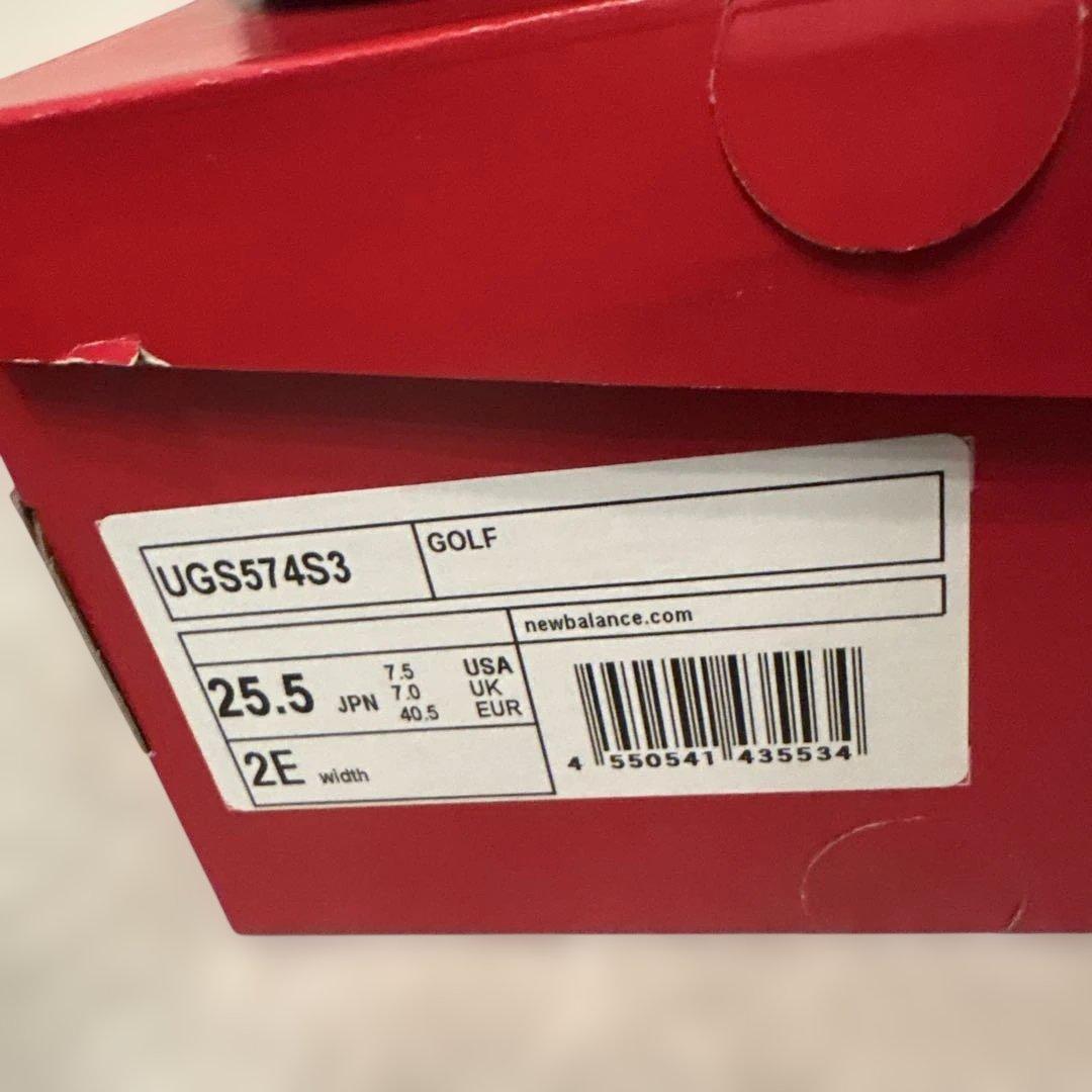 未使用　New Balance ゴルフシューズ UGS574S3 25.5cm