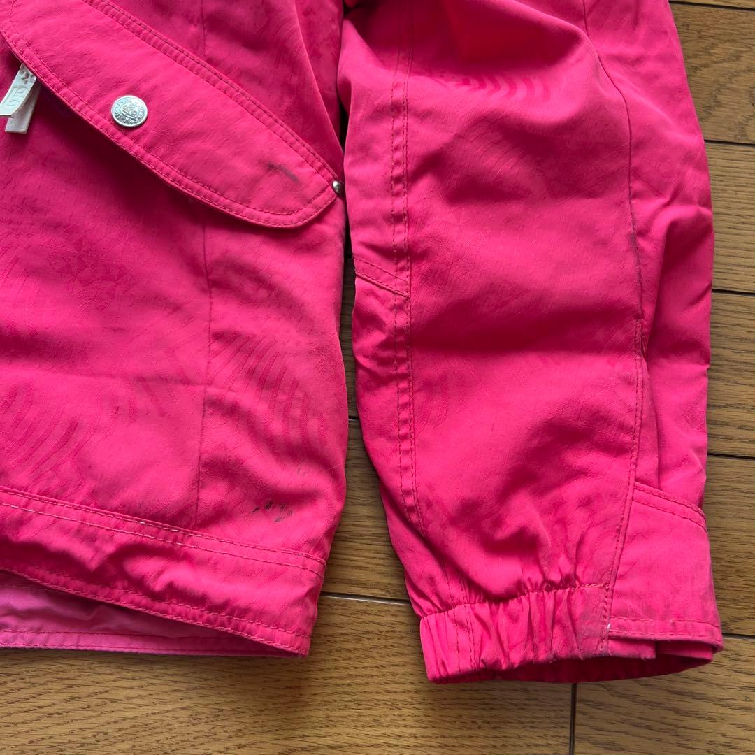 スノーボード　ピンク　ウェア　チェック柄　パンツ　セット