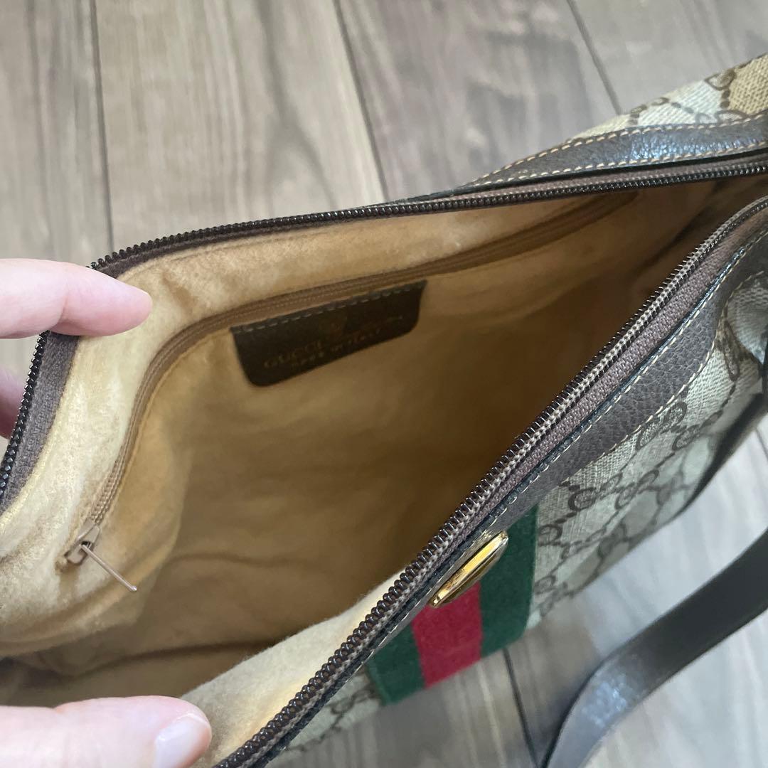 オールドグッチ　ショルダーバッグ　ハーフムーン