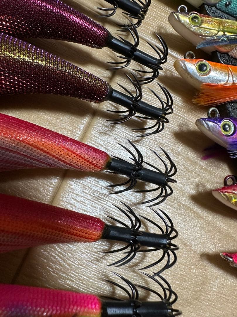 ダートマックス　3.5 14本、エギ王、パタパタ