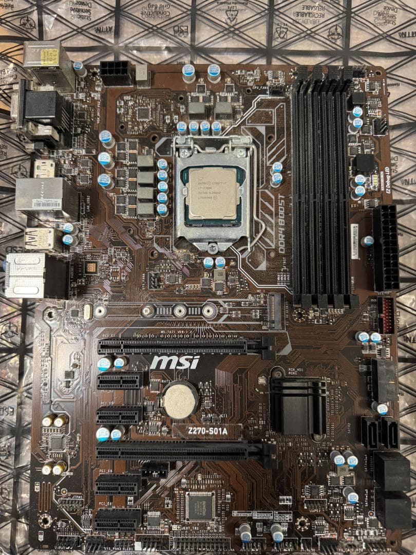 i7-7700K　マザーボードセット