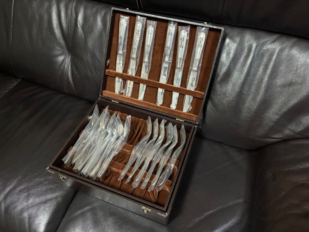 Christofle クリストフル シルバーコーティング 34点 パールシリーズ