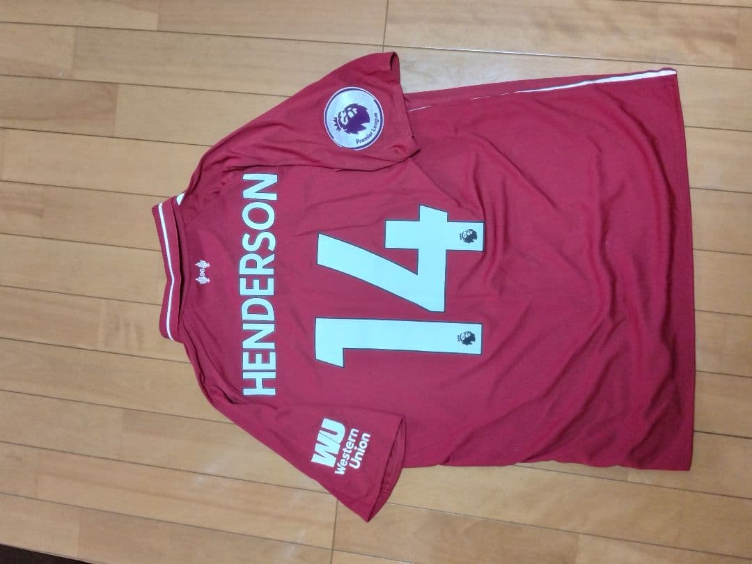 プレミアリーグ　リヴァプールFC　ジョーダン・ヘンダーソン選手ジャージ