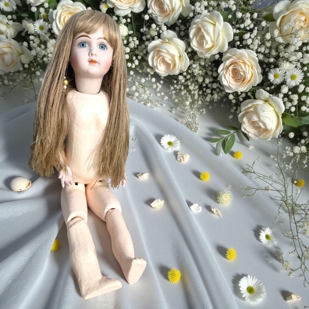 ビスクドール アーテー AT リプロ ブラック ベルベット ロングドレス ボネ