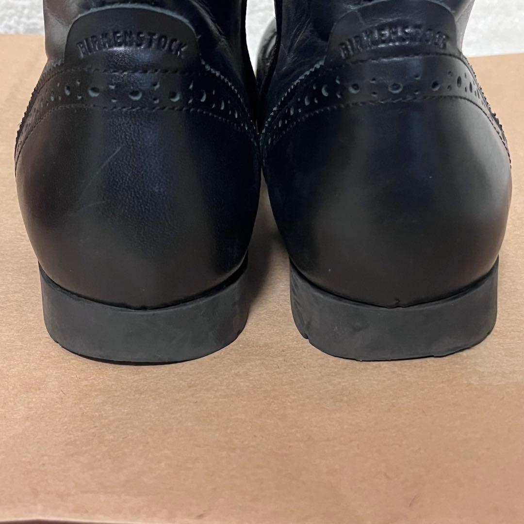 【BIRKENSTOCK】廃盤品 レースアップ ブーツ ブラック サイドジップ