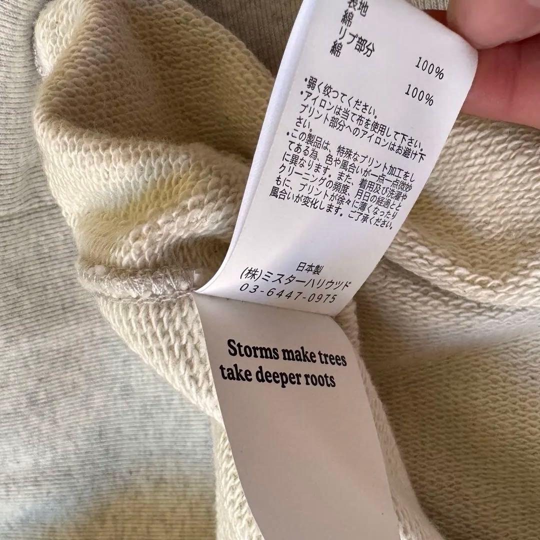 エヌハリウッド × MADNESS クルーネックスウェット 40