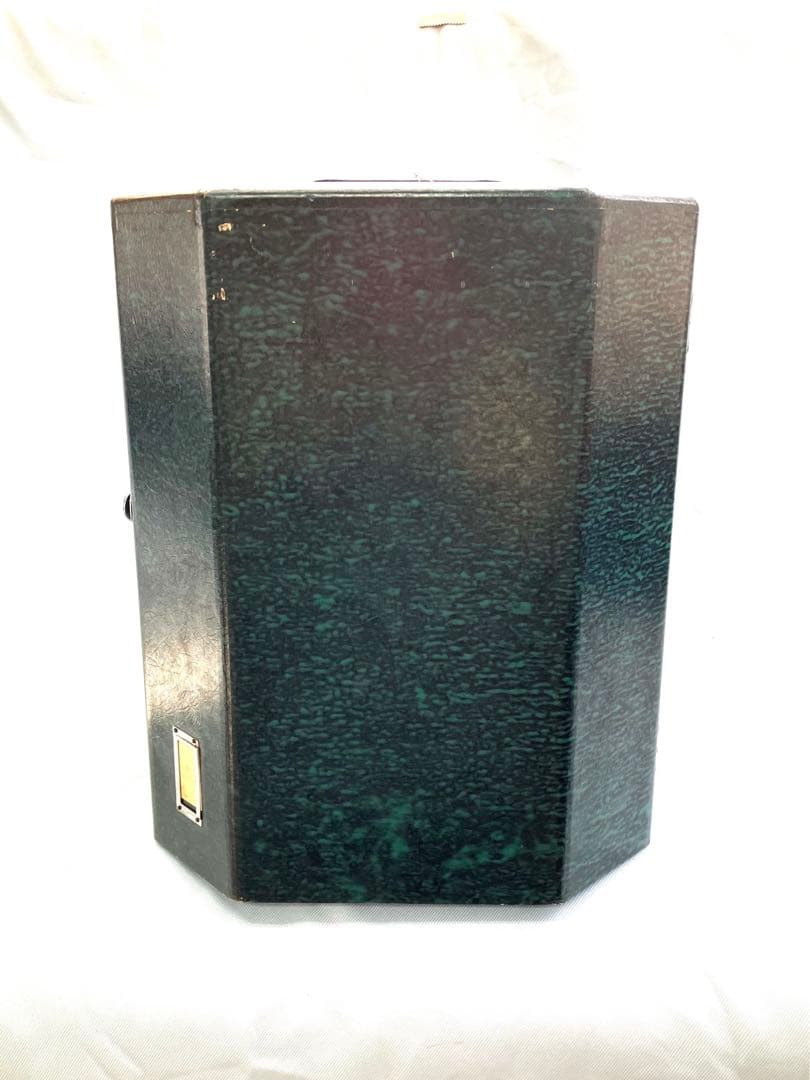 銀杏返し(黒髪、生え際網無しタイプ)中サイズ、中古舞踊かつら、大衆演劇かつら