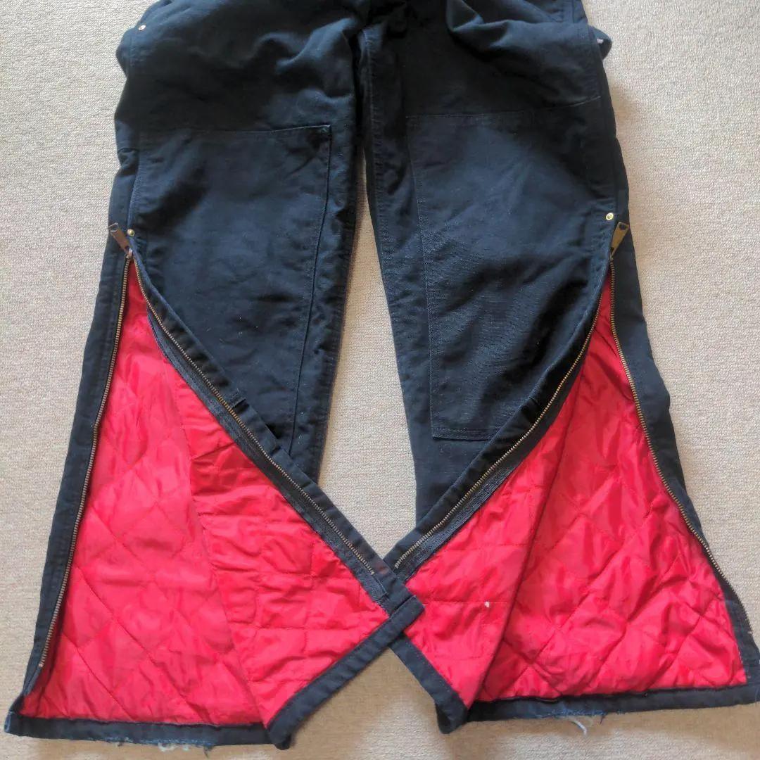 カーハート UFCW USA製 オーバーオール ダブルニー W34 キルティング