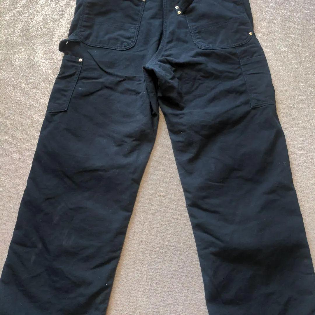 カーハート UFCW USA製 オーバーオール ダブルニー W34 キルティング