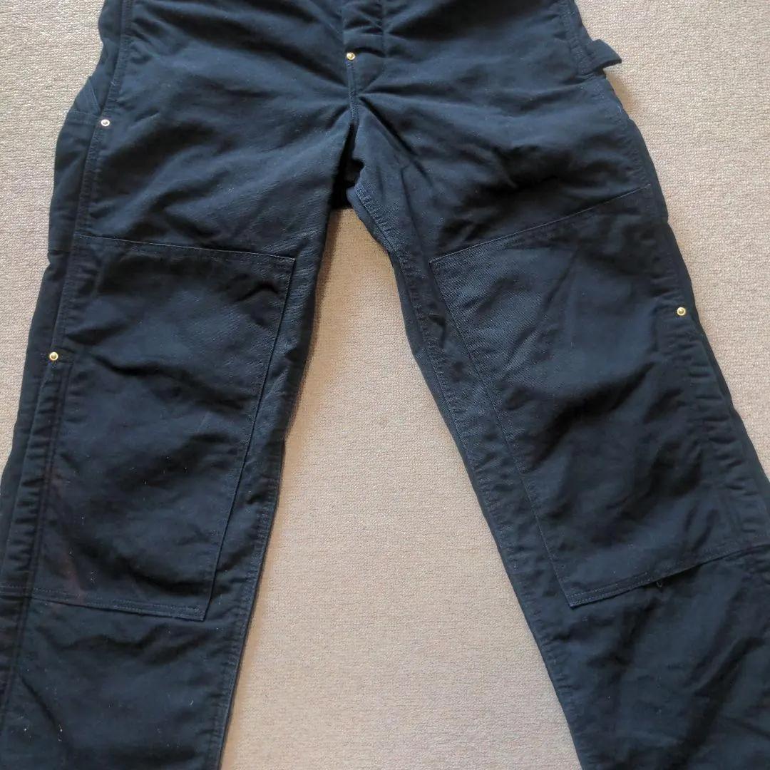 カーハート UFCW USA製 オーバーオール ダブルニー W34 キルティング