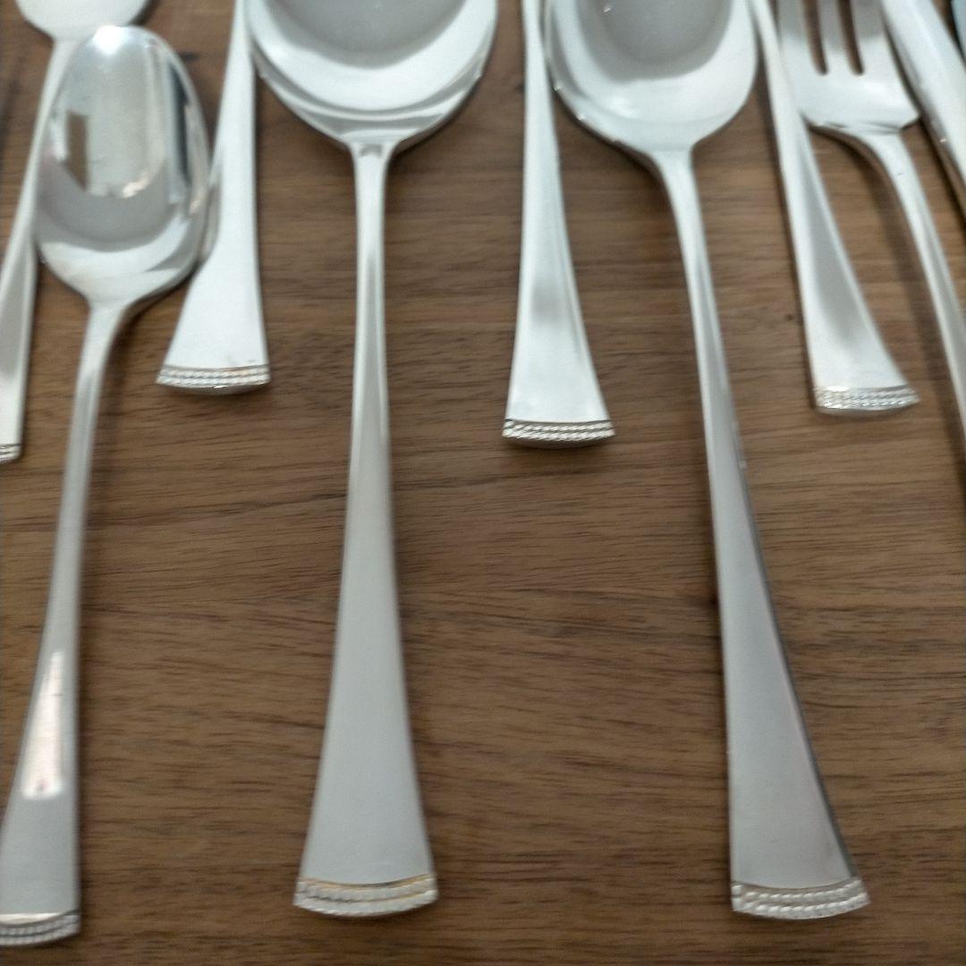 純銀ラッキーウッド シドニー 16本カトラリーセット